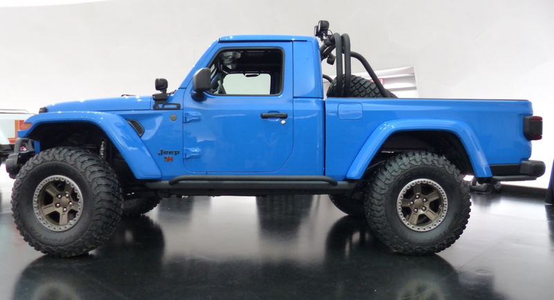 Illustration for article titled The Jeep J6 Concept Is the Regular Cab Long-Bed Jeep Pickup We've All Been Yearning For